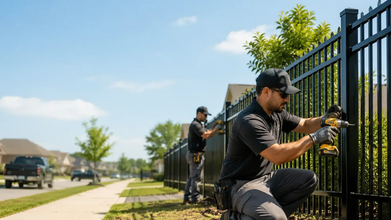Metal Fence Installation in Waxahachie, TX